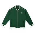 Contrast Piping Zip Bomber Jacket