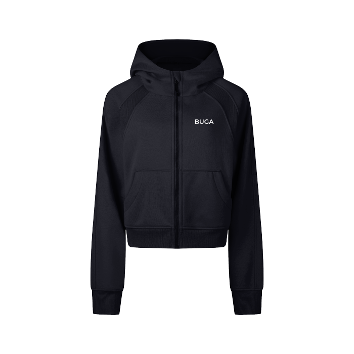 Cropped Zip-Through Hoodie #RP0008