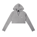 Vintage Washed Raw Edge Hoodie