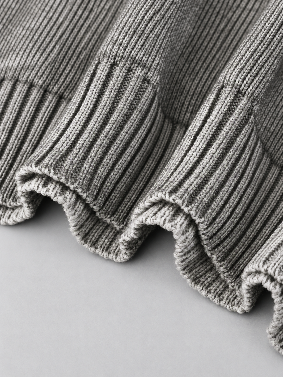 BUGA Eroded Sweater in Mineral Ash – additional product image